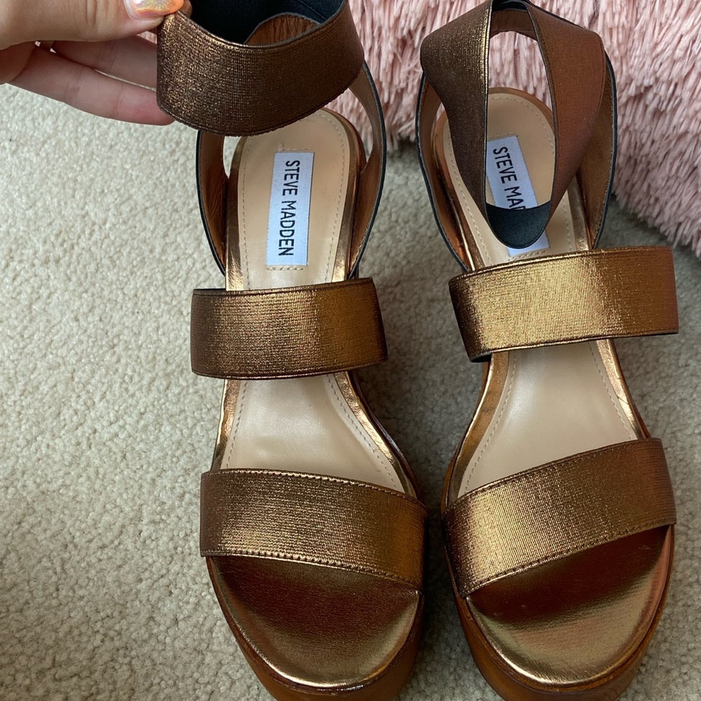 Steve Madden wedges. Size 7.5
